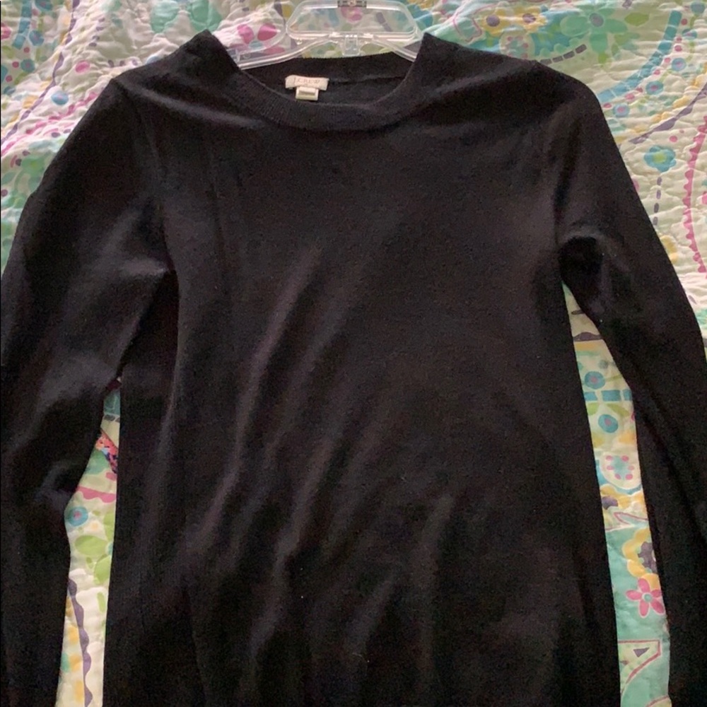 Black J. Crew Sweater